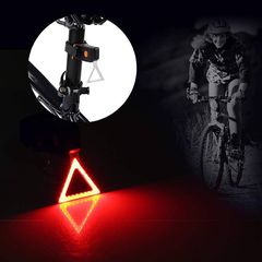 LED Αδιάβροχο USB Επαναφ/ζόμενο Πίσω Φως για Ποδήλατα
