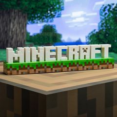 Minecraft Logo Light / Fan Shop and Merchandise