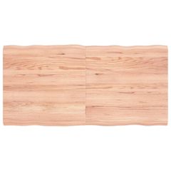 Επιφ Τραπεζιού Αν Καφέ 120x60x(2-4)εκ.Ακατέργ. Μασίφ Ξύλο Δρυός 363960