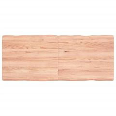 Επιφ Τραπεζιού Αν Καφέ 120x50x(2-6)εκ.Ακατέργ. Μασίφ Ξύλο Δρυός 363959