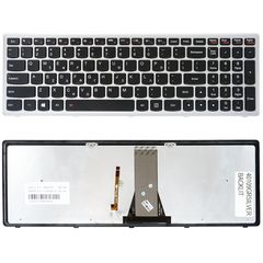 Πληκτρολόγιο Ελληνικό - Greek Laptop Keyboard για Lenovo IdeaPad G500S G505S S500 Z510 FLEX 15 25213771 V-136520SS1-GK 9Z.NAFSW.L01 GR Backlight Silver ( Κωδ.40109GRSILVERBACKLIT )