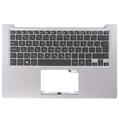 Πληκτρολόγιο Ελληνικό - Greek Laptop Keyboard Palmrest για Asus ZenBook UX303L UX303LA UX303LB UX303LN GR Backlight Silver ( Κωδ.40643GRSILVERPALM )