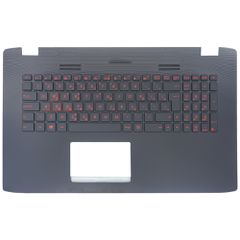 Πληκτρολόγιο Ελληνικό - Greek Laptop Keyboard Palmrest για Asus GL752 90NB07Z1-R31AR0 13NB0941P14011 13NB07Z1P04041 90NB07Z1-R31TA0 GR Backlight ( Κωδ.40919GRPALM )
