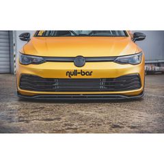 Golf 8 2020+ πλαστικό έτοιμο βαμμένο μαύρο μπροστά σπόιλερ άριστης ποιότητας και εφαρμογής