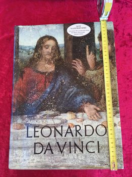ΒΙΒΛΙΟ Μεγεθος Γιγας. Το ολοκληρωμένο έργο του Λεοναρντο Ντα Βιντσι Leonardo Da Vinci: An Artabras Book Hardcover 38Χ28 εκατοστα 540 σελιδες Αγγλικα του 1975. Μεγαλο μεγεθος σκληρο αναγλυφο εξωφυλλο 