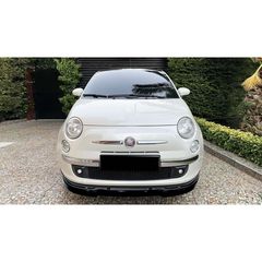 Fiat 500 2009-2019 πλαστικό έτοιμο βαμμένο μαύρο μπροστά σπόιλερ άριστης ποιότητας και εφαρμογής