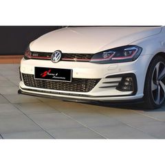 Golf 7.5 gti 2017-2020 πλαστικό έτοιμο βαμμένο μαύρο μπροστά σπόιλερ άριστης ποιότητας και εφαρμογής
