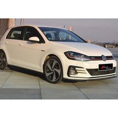 Golf 7.5 gti 2017-2020 πλαστικό έτοιμο βαμμένο μαύρο μπροστά σπόιλερ άριστης ποιότητας και εφαρμογής-thumb-4