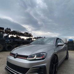 Golf 7.5 gti 2017-2020 πλαστικό έτοιμο βαμμένο μαύρο μπροστά σπόιλερ άριστης ποιότητας και εφαρμογής-thumb-7