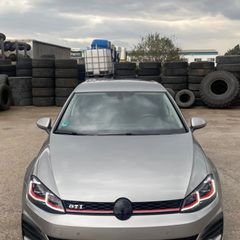 Golf 7.5 gti 2017-2020 πλαστικό έτοιμο βαμμένο μαύρο μπροστά σπόιλερ άριστης ποιότητας και εφαρμογής-thumb-8