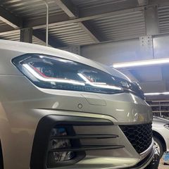 Golf 7.5 gti 2017-2020 πλαστικό έτοιμο βαμμένο μαύρο μπροστά σπόιλερ άριστης ποιότητας και εφαρμογής-thumb-10