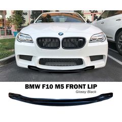 BMW 5 series F10 2010-2017 πλαστικό έτοιμο βαμμένο μαύρο μπροστά σπόιλερ άριστης ποιότητας και εφαρμογής