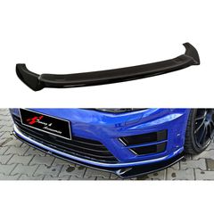 Golf 7 2012-2017 πλαστικό έτοιμο βαμμένο μαύρο μπροστά σπόιλερ άριστης ποιότητας και εφαρμογής
