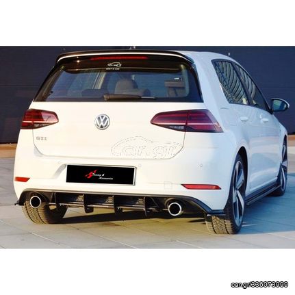 Golf 7.5 gti πλαστικό έτοιμο βαμμένο μαύρο πίσω διαχύτης πρόσθετο άριστης ποιότητας και εφαρμογής