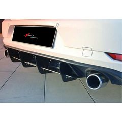 Golf 7.5 gti πλαστικό έτοιμο βαμμένο μαύρο πίσω διαχύτης πρόσθετο άριστης ποιότητας και εφαρμογής-thumb-1