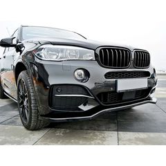 BMW X5 bmw x6 2013-2019 πλαστικό έτοιμο βαμμένο μαύρο μπροστά σπόιλερ άριστης ποιότητας και εφαρμογής