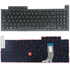 Πληκτρολόγιο Ελληνικό - Greek Laptop Keyboard για Asus ROG Strix G731 G731GW G731GT G731GU G731GU-1C G731G 90NR01T3-R37GR1 V185062AE1 GR No Frame RGB Backlight ( Κωδ.40650GRBACKLIT )