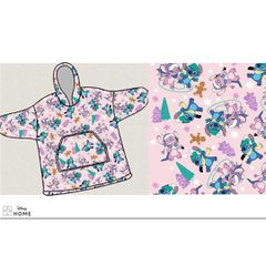LILO & STITCH - Stitch Angel -Sweat Poncho Coral Fleece -Children Size