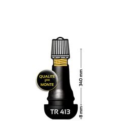 Tr413 Rubbered Tire Valve - Pack Of 100