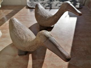 2 ξυλογλυπτες πάπιες-thumb-1