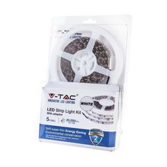 VTAC – Kit Ταινίας LED SMD3528 60 LED/m 4000K IP20 - SKU: 212351