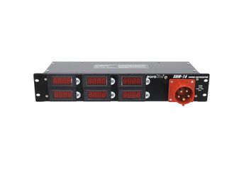 Eurolite SBM-16 Power Distributor In 5x16A out 5x16A+6x16A Schuko 19" - Eurolite