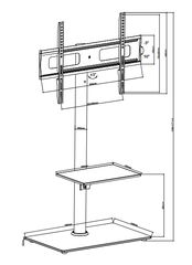 FOCUS MOUNT TS564D TV stand Fixed - FOCUS MOUNT-thumb-1