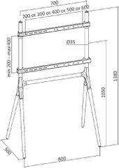 LOGILINK BP0078 TV stand Fixed - LOGILINK-thumb-1