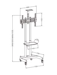 FOCUS MOUNT T639 TV Stand Fixed - FOCUS MOUNT-thumb-2