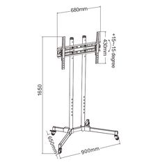 FOCUS MOUNT T176 TV Stand Fixed - FOCUS MOUNT-thumb-2