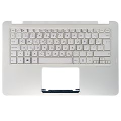 Πληκτρολόγιο Ελληνικό - Greek Laptop Keyboard Palmrest για Asus Zenbook Flip UX320 UX360 UX360C UX360CA UX360U UX360UA Q324 Q324U Q324UA TP360C GR Gold ( Κωδ.40639GRSILVERPALMREST )