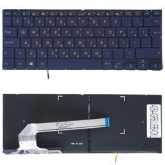 Πληκτρολόγιο Ελληνικό - Greek Laptop Keyboard για Asus ZenBook Flip S UX370UA 90NB0EN2-R30261 90NB0EN2-R30241 90NB0EN2-R30271 90NB0EN2-R30281 90NB0EN2-R30301 ( Κωδ.40644GRBLUEBACKL )