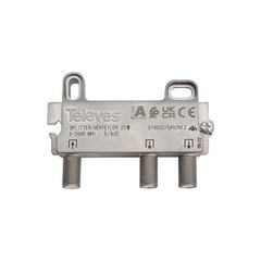 Televes 519502 Διακλαδωτής 2 ways F 5-2400 MHz DC pass