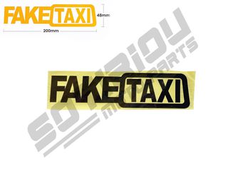 ΑΥΤΟΚΟΛΛΗΤΟ FAKETAXI ΜΑΥΡΟ