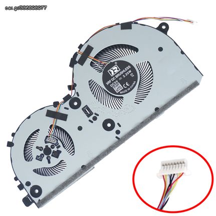 Ανεμιστηράκι Laptop - CPU Cooling Fan για Lenovo Ideapad L340 Gaming L340-15 L340-17 L340-17IRH L340-15IRH NS85B24-18K01 5F10S13887 DC28000E1D0 DFS5K12214161D 8pin ( Κωδ.81010 )