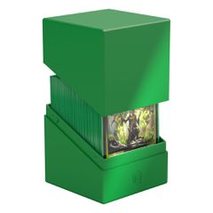 Ultimate Guard Boulder Deck Case 100+ Solid Green-thumb-1