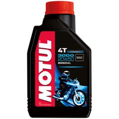 ΛΑΔΙ ΜΟΤΟΣΥΚΛΕΤΑΣ MOTUL 3000 4T 20W50 MA2 1lt