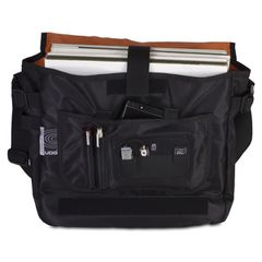 UDG U9450BCOR Ultimate CourierBag Black Camo Orange for 40 records or 1 Audio Interface + cables - UDG