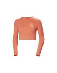 Helly Hansen Γυναικείο Crop Top Μακρυμάνικο Πορτοκαλί 53939 284