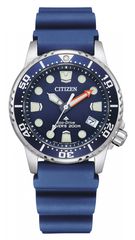 Ρολόι Citizen Promaster Diver's Eco-Drive με μπλε λουράκι EO2021-05L