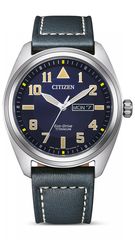 Ρολόι Citizen Eco Drive Titanium με μπλε λουράκι BM8560-45L