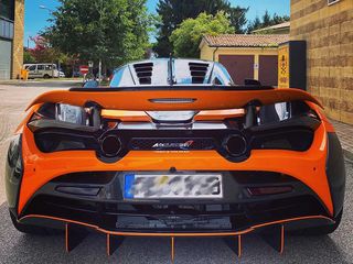 REAR EXTRACTOR FINS CARBON MCLAREN 720S 