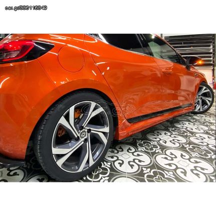 Renault Clio 2019+ ζευγάρι πλαϊνά μαρσπιέ άριστης ποιότητας και εφαρμογής έτοιμα βαμμένα