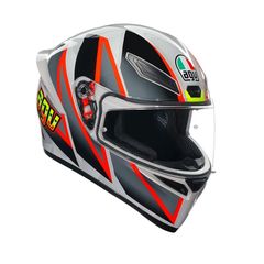 ΚΡΑΝΟΣ FULL FACE K1 S BLIPPER GREY/RED ECE 22.06 |AGV