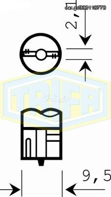 ΛΑΜΠΑ ΕΛΙΑ Χ.Κ. 12V 5W \"W2,1x9,5d\" TRIFA TRIFA 01732