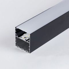 Φωτιστικό εξωτερικά γραμμικό 27W 60cm ενδι΄άμεσο φως 4000Κ 24v μαύρο 80x70