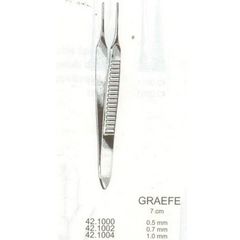 Λαβίδα οφθαλμολογική ανατομική Graefe Hilbro 0.5mm 7cm