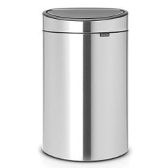 Brabantia 649734 Κάδος Απορριμμάτων Touch Bin New 40L, Matt Steel Fingerprint Proof
