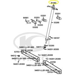 O-ring Τάφ Πηρουνιού Kymco Mxer.50 LA10AE(GR) 2002 - 2003 91303-LLB1-900