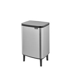 Brabantia 1006650 Κάδος Απορριμμάτων Bo Small Hi 12L, Matt Steel Fingerprint Proof